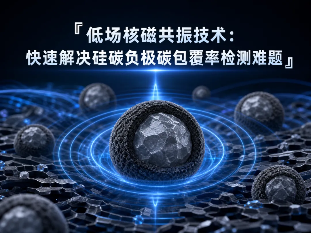 前沿应用 | 低场核磁共振技术：快速解决硅碳负极碳包覆率检测难题